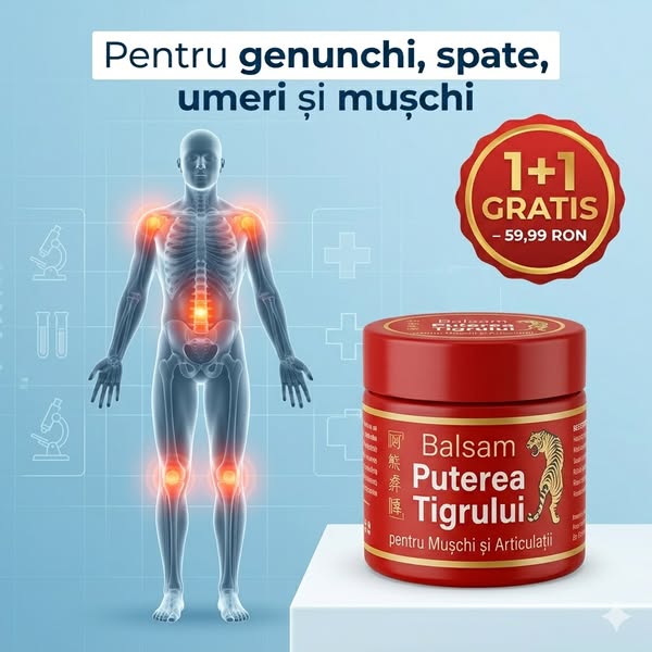Balsam Puterea Tigrului - Căldura care pătrunde adânc și îți reduce durerea.
