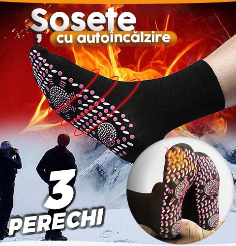 Set 3 Perechi de șosete medicinale cu turmalină