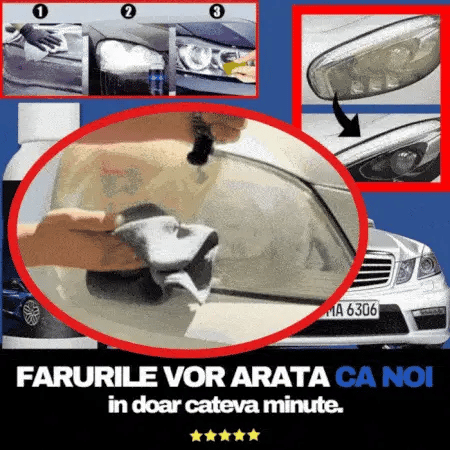 Solutie Faruri Polish 1 + 1 Gratis