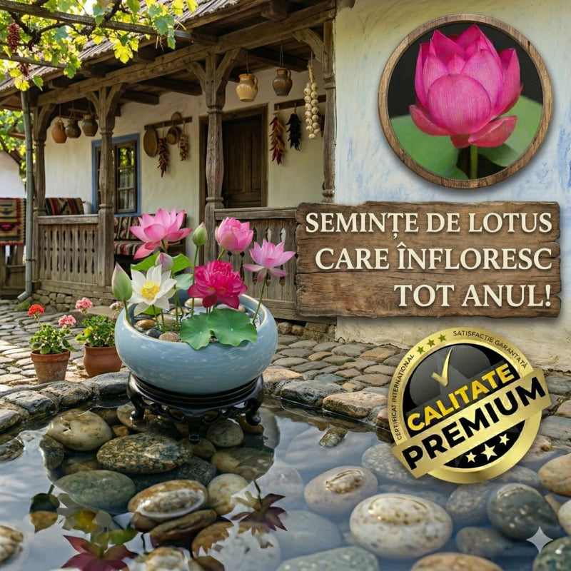 Semințe Rare de Lotus Sacru — AquaZen™