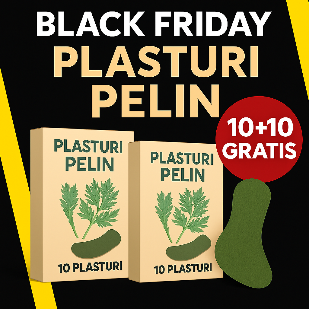 Scapă de dureri în mod natural! Plasturi cu pelin cu efect antiinflamator și relaxant