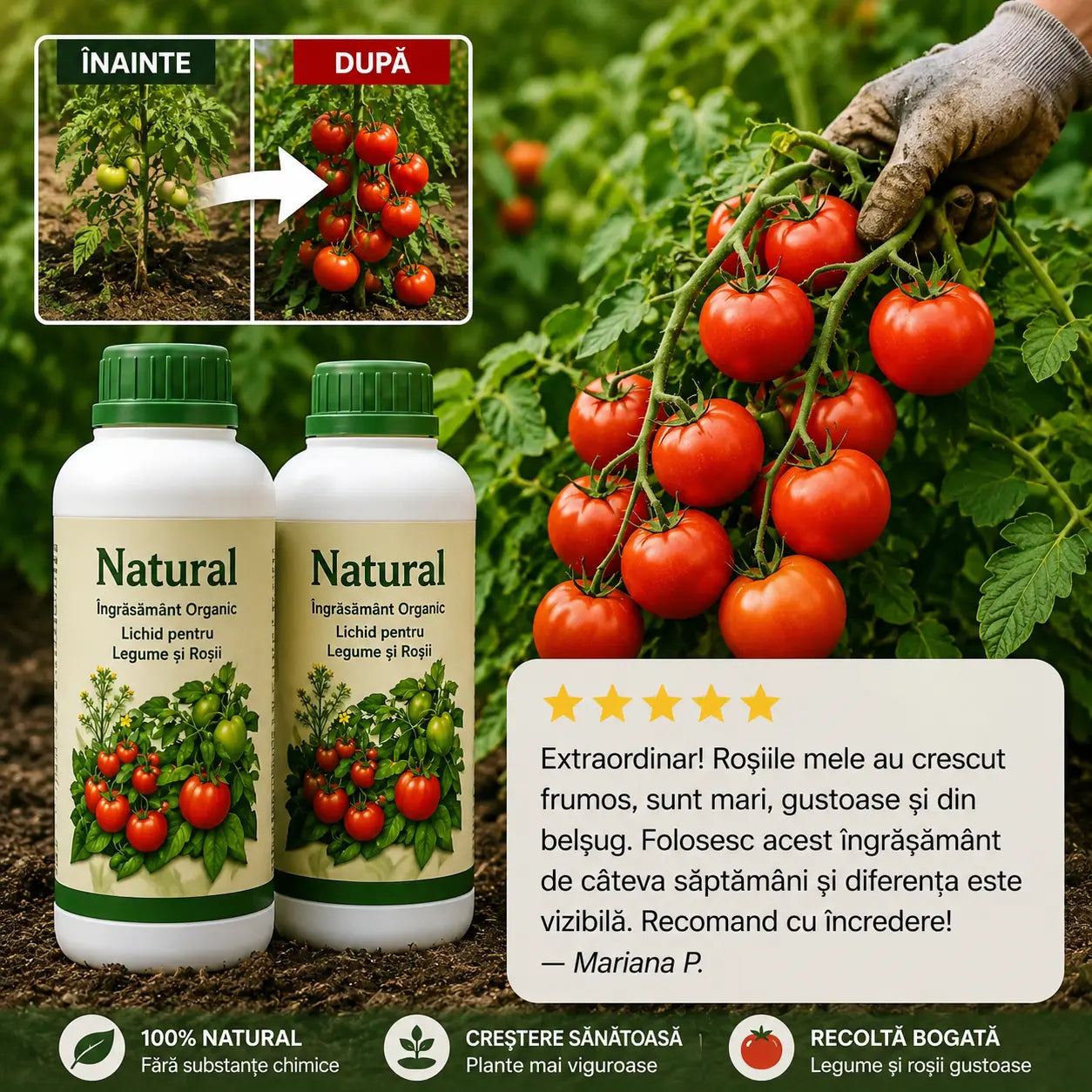 Îngrășământ Natural Recoltă Bogată - VitaFert™